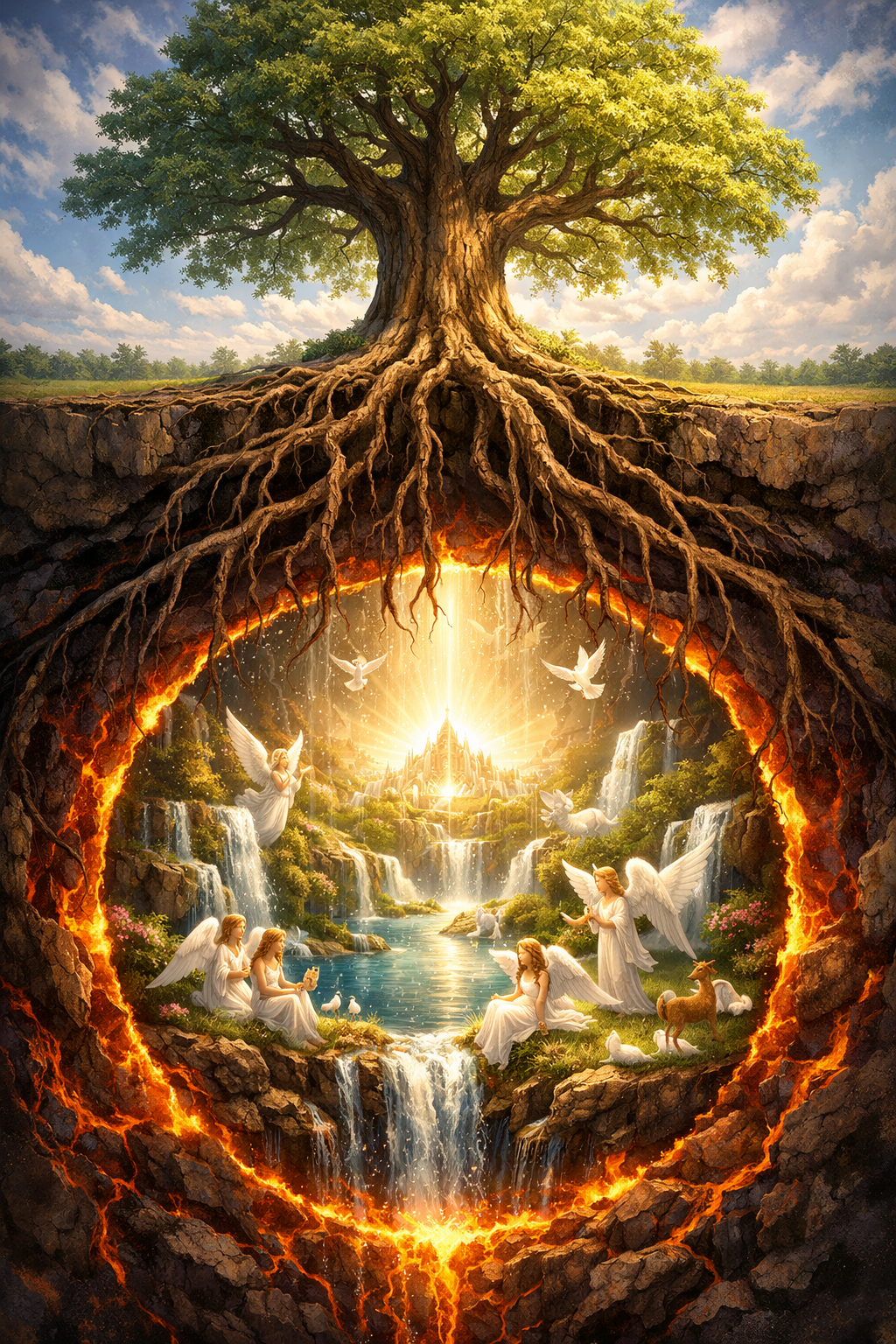 Angels land in underground